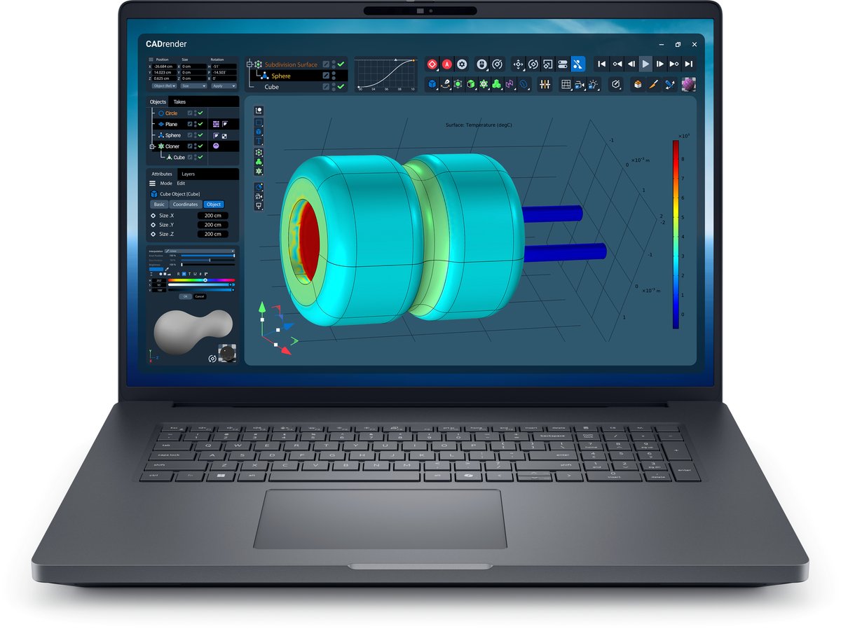 DELL Pro Max 18 Plus MB18250 Intel Core Ultra 9 285HX Mobile workstation 45.7 cm (18") Quad HD+ 32 GB DDR5-SDRAM 1 TB SSD NVIDIA RTX PRO 3000 Blackwell Wi-Fi 7