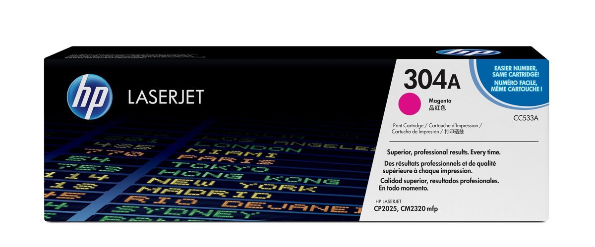 HP Cartuccia Toner originale magenta LaserJet 304A