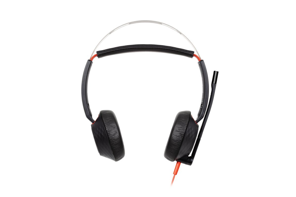 HP Poly Blackwire 5220 Cuffie Stereo USB-C + Spina da 3,5 mm + Adattatore USB-C/A