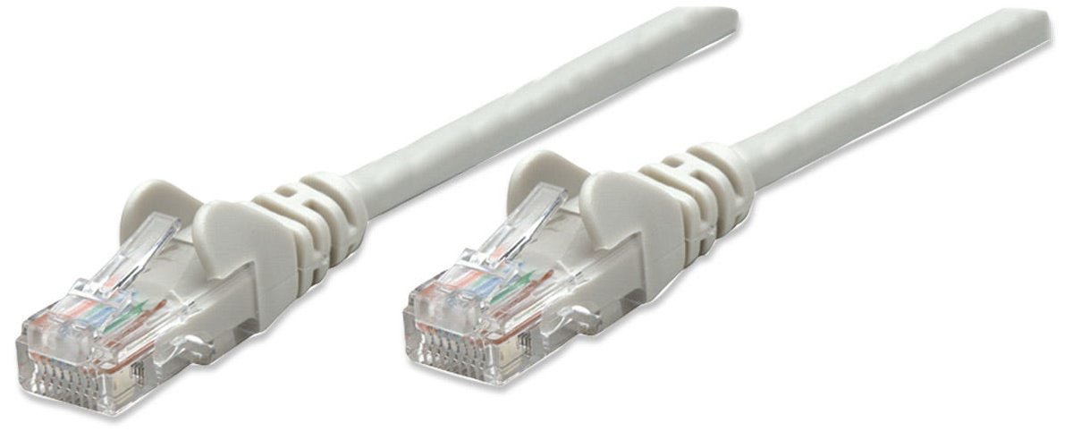 Intellinet Cat5e, 0.45m cavo di rete Grigio 0,5 m U/UTP (UTP)