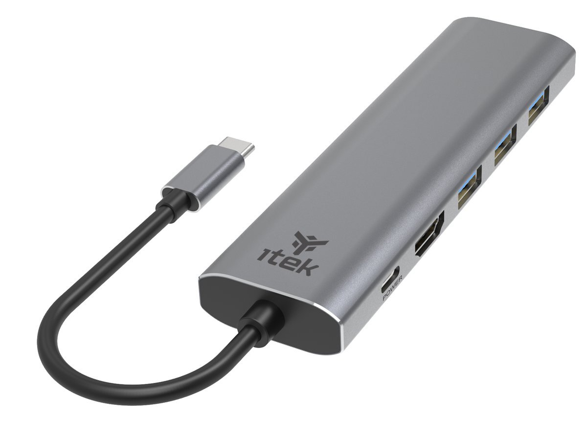 ITEK HUB USB-C 6 in 1- HDMI + …