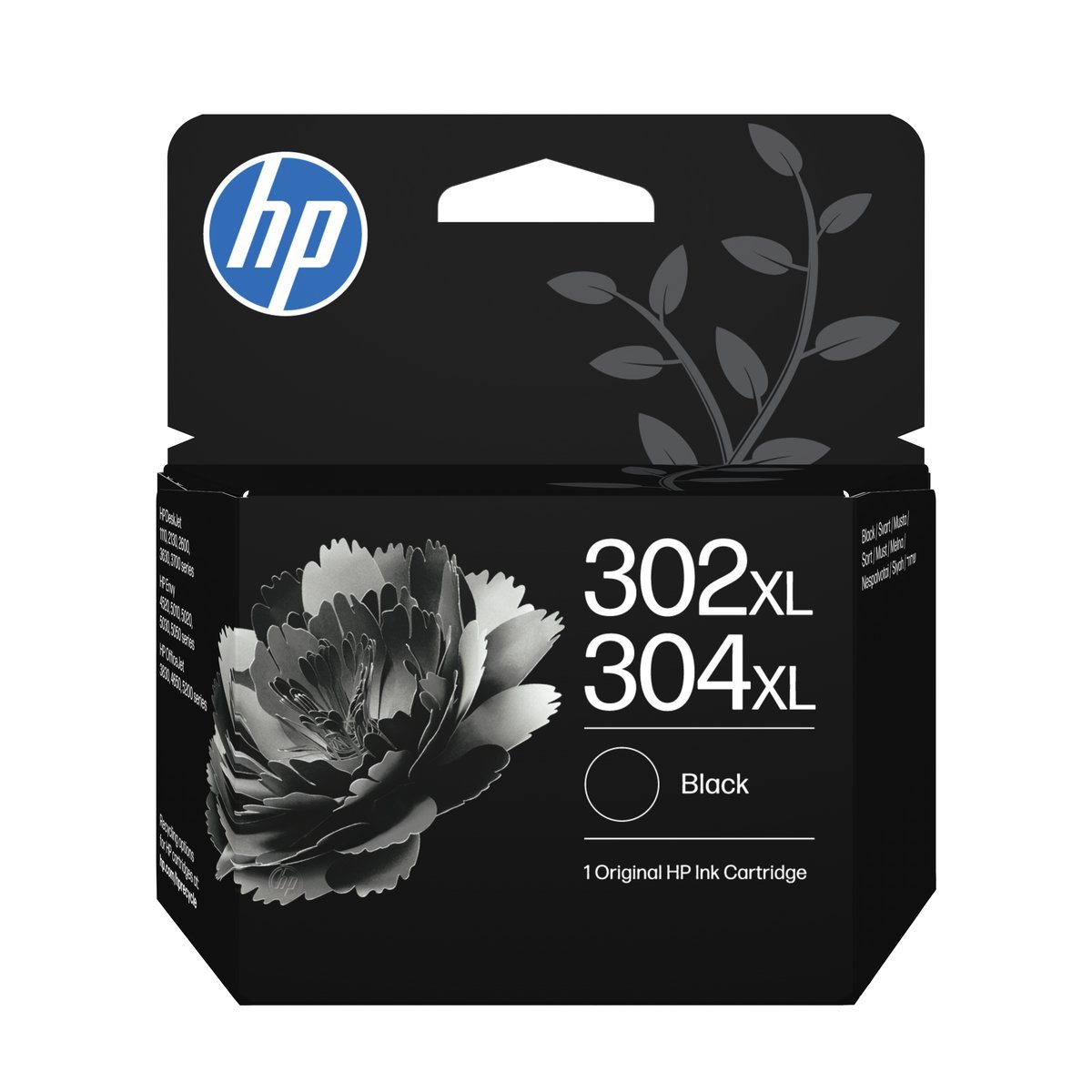 HP Cartuccia di inchiostro nero originale 302XL/304XL, Resa elevata (XL), Nero, 1 pz, 300 pagine, Confezione singola