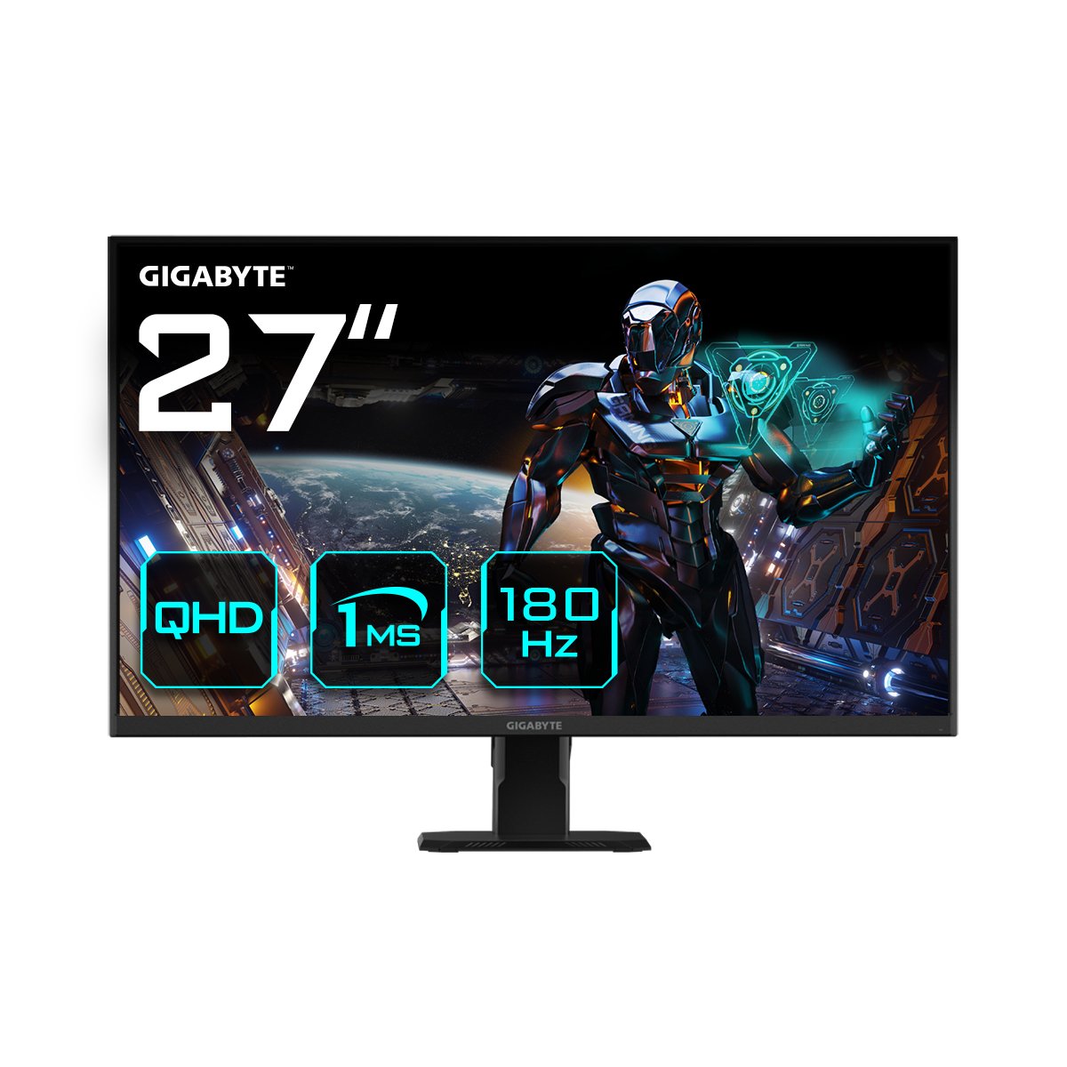 Gigabyte GS27QA 27' Monitor da Gioco QHD - 2560 x 1440, 180Hz