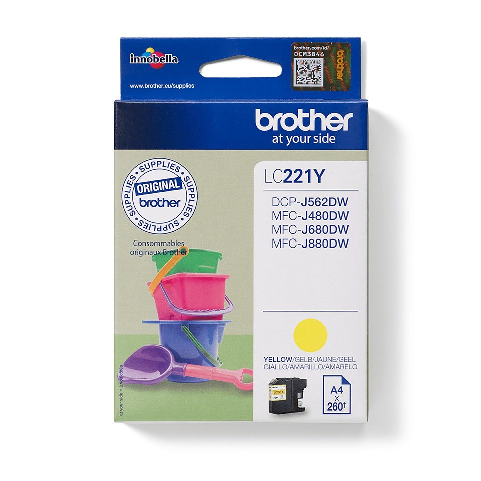 Brother LC221Y - Giallo - originale - blister …