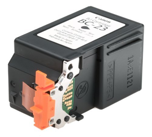 Canon BC-23 Black Enhanced BubbleJet Printhead InkJet Cartridge cartuccia d'inchiostro Originale Nero