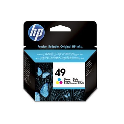 HP 49 Large Tri-color Inkjet Print Cartridge cartuccia d\'inchiostro 1 pz Originale Ciano, Magenta, Giallo