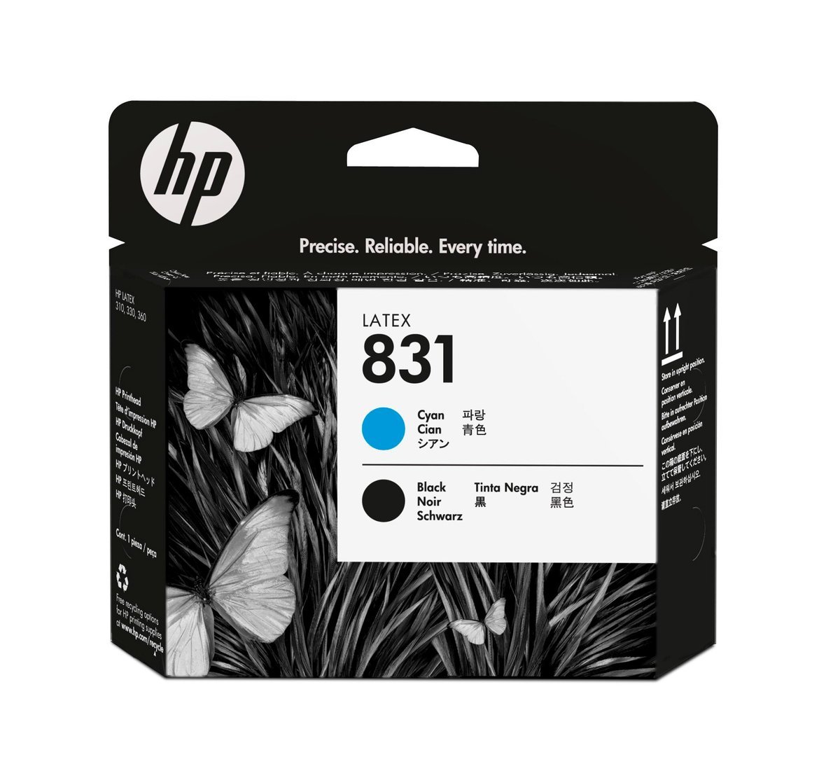HP INC 831 CYAN / BLACK LATEX PRINTHEAD