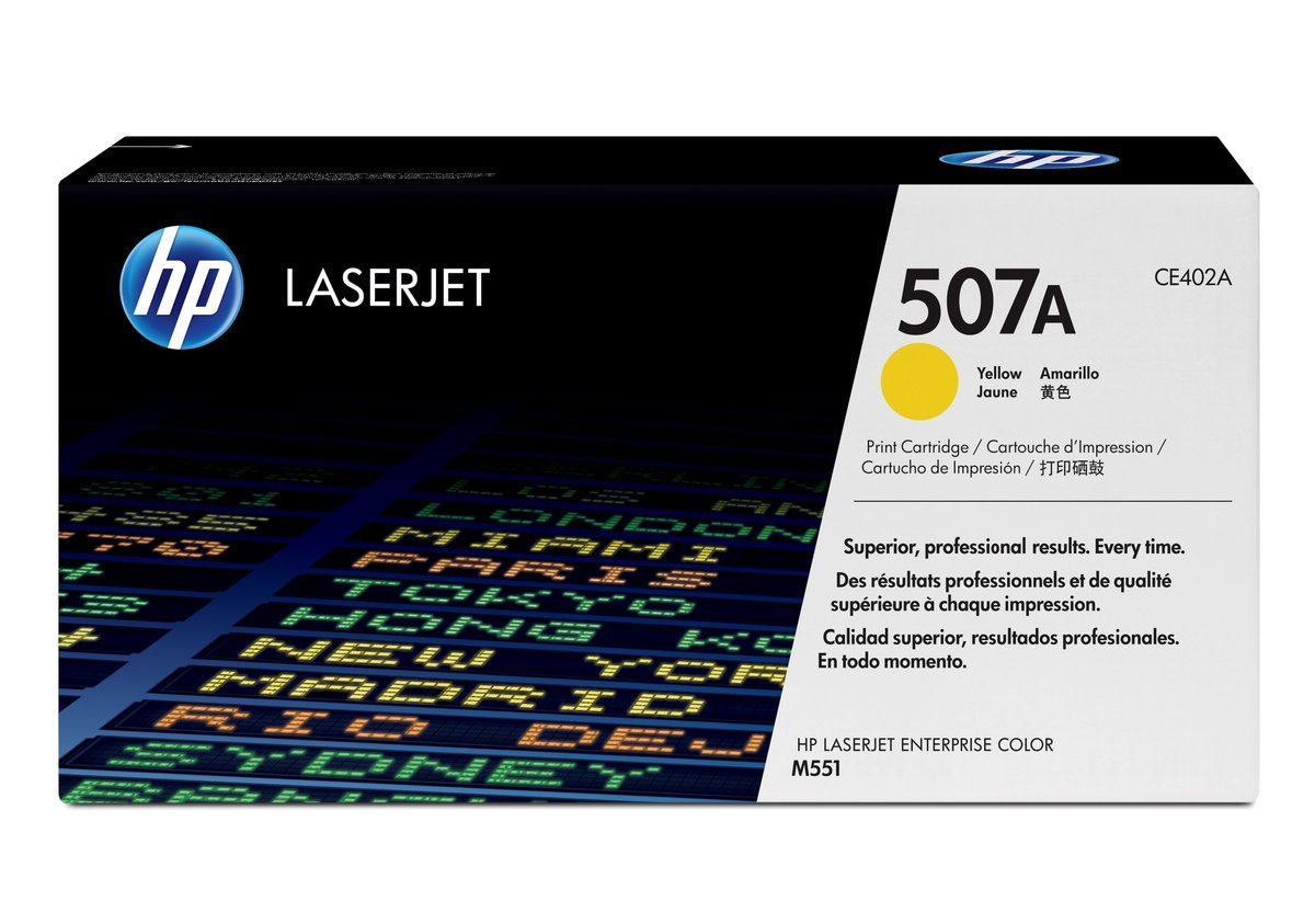 HP Cartuccia Toner originale giallo LaserJet 507A - 6000 pagine - Giallo - 1 pz