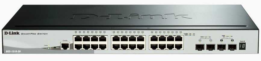 D-Link DGS-1510-28X Switch gestito impilabile Gigabit a 28 porte con 10G SFP+