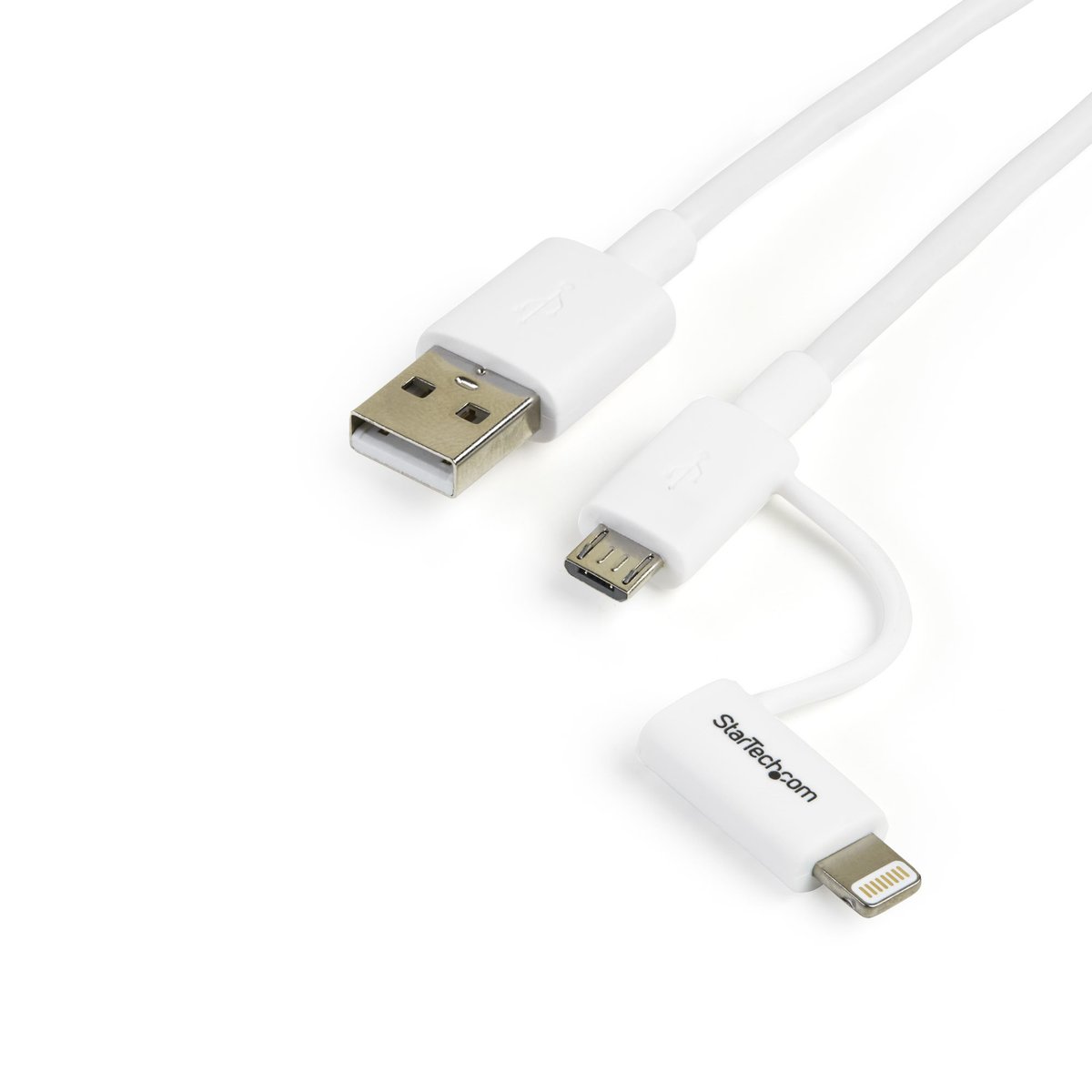 StarTech.com Cavo 2 in 1 USB a Lightning …