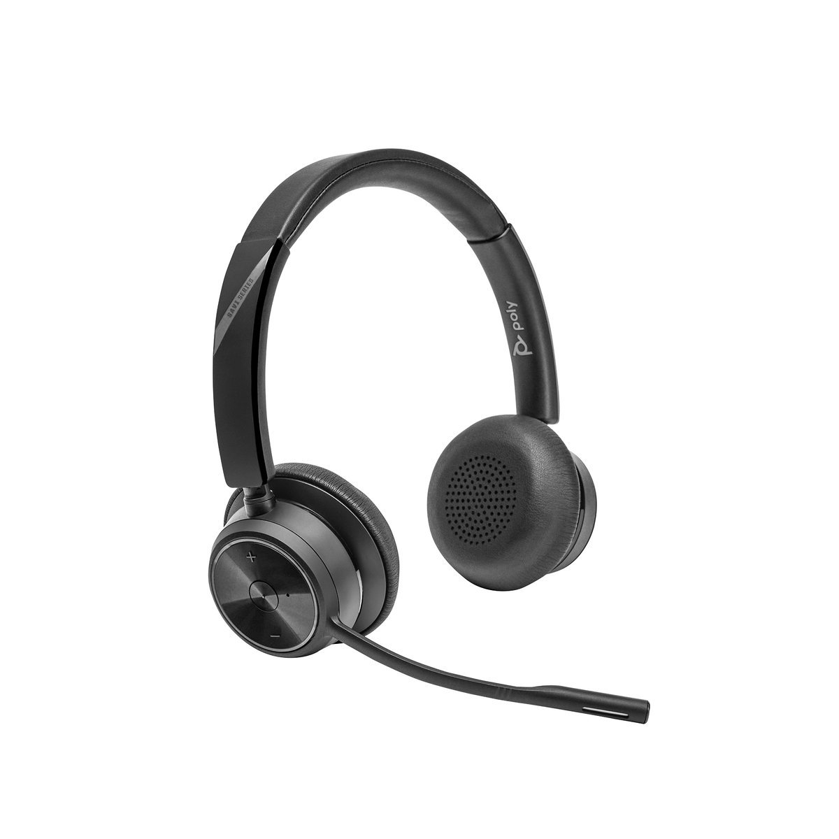 HP Poly Savi 7420 Office Stereo DECT 1880-1900 MHz Headset Auricolare Wireless A Padiglione Bluetooth Base di ricarica Nero