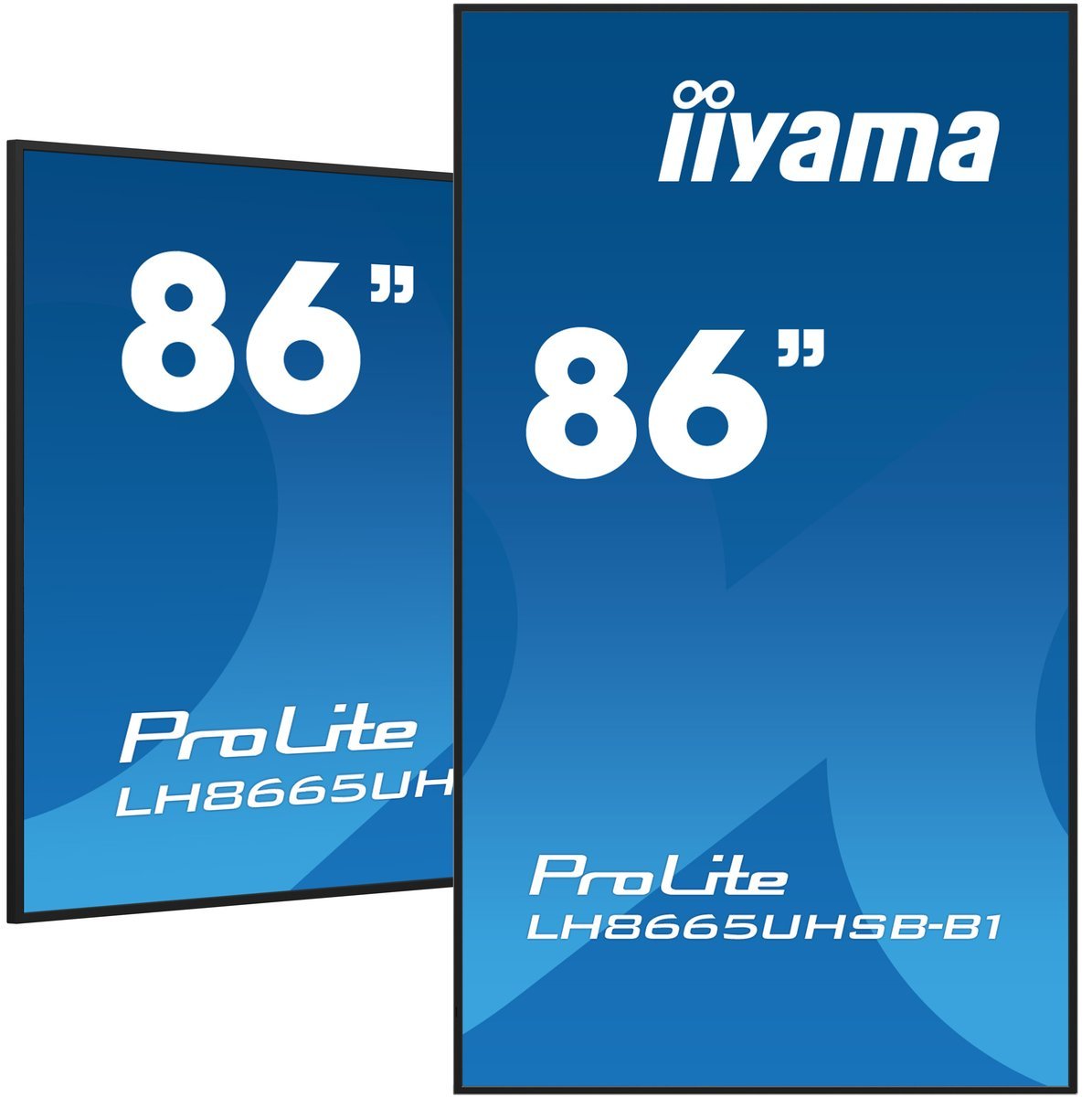 iiyama ProLite LH8665UHSB-B1 - 86" Categoria diagonale Display LCD retroilluminato a LED - segnaletica digitale - Android - 4K UHD (2160p) 3840 x 2160 - nero