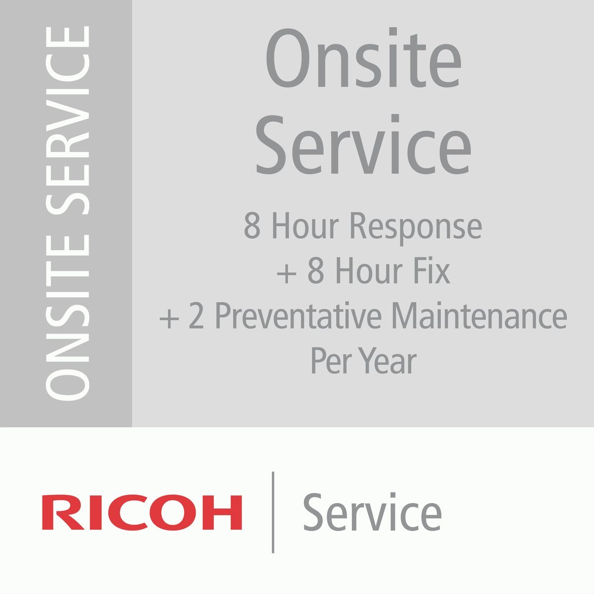 Ricoh Assurance Program Gold for Low-Volume Product Segment - Contratto di assistenza esteso - parti e manodopera - 5 anni - on-site - tempo di risposta: 8 h - tempo di riparazione: 8 ore - Aggiornamento, da acquistare entro 30 giorni dall'acquisto del prodotto - per Ricoh fi-7600, fi-7700, fi-7700S