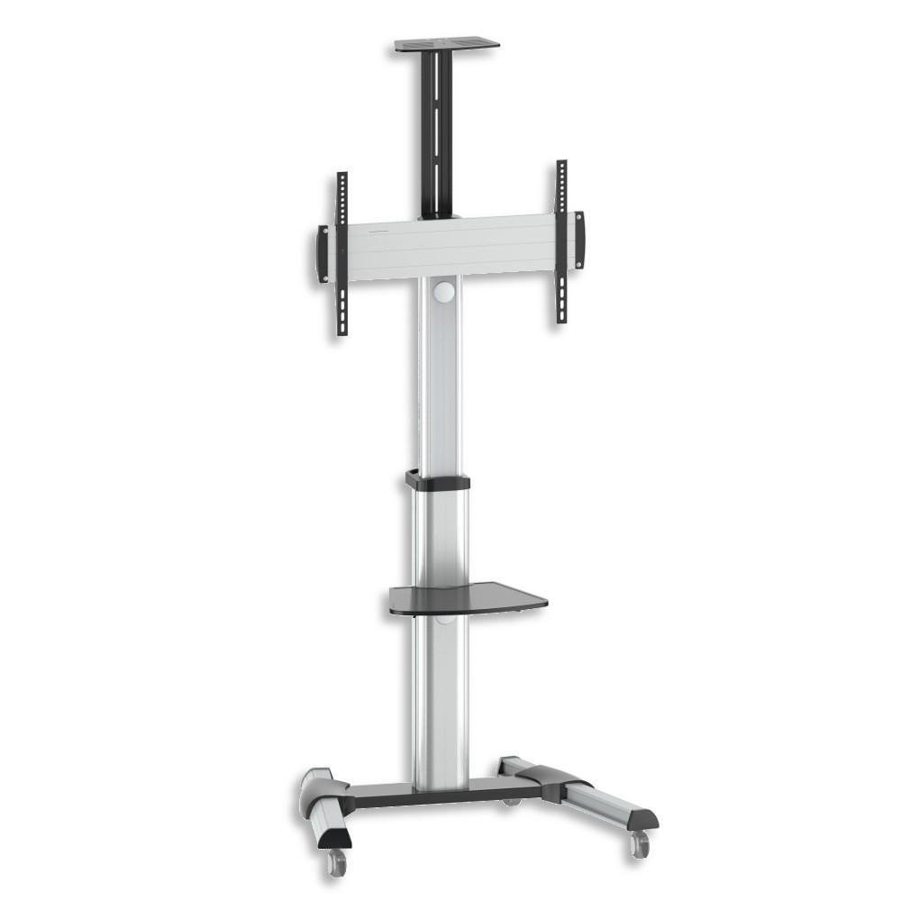 Techly ICA-TR15 Supporto TV mobile 37-70" fino a 50kg regolabile con 2 ripiani