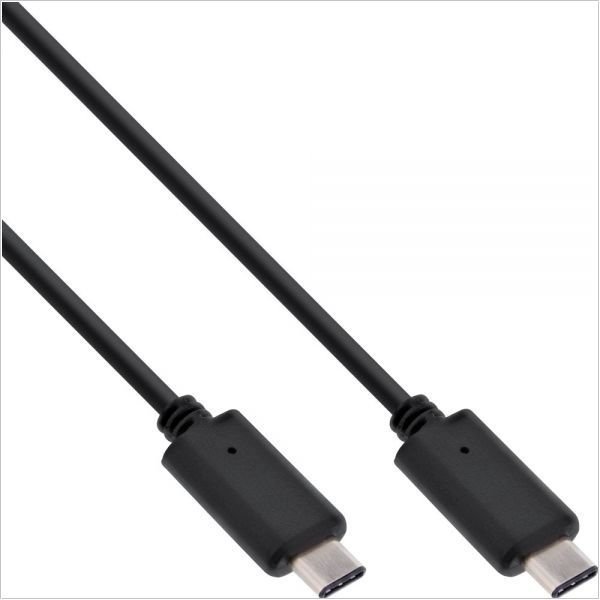 InLine Cavo USB 3.1, Type C maschio a Type C maschio, PD2.0, Nero - 1m