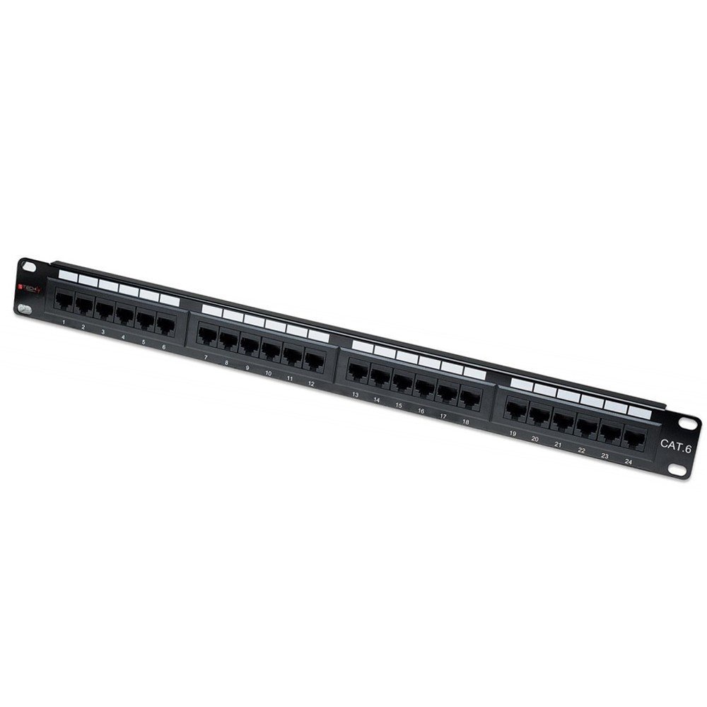 Techly I-PP 24-RU-C6T Pannello patch 24 UTP C6