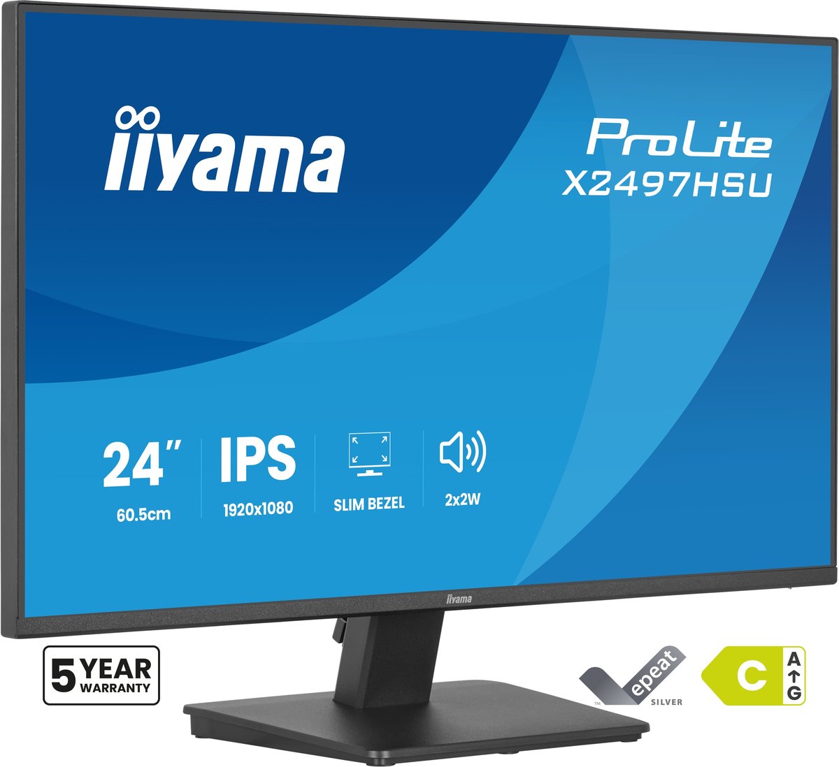 iiyama ProLite X2497HSU-B1, 60,5 cm (23.8ʺ), 1920 x …