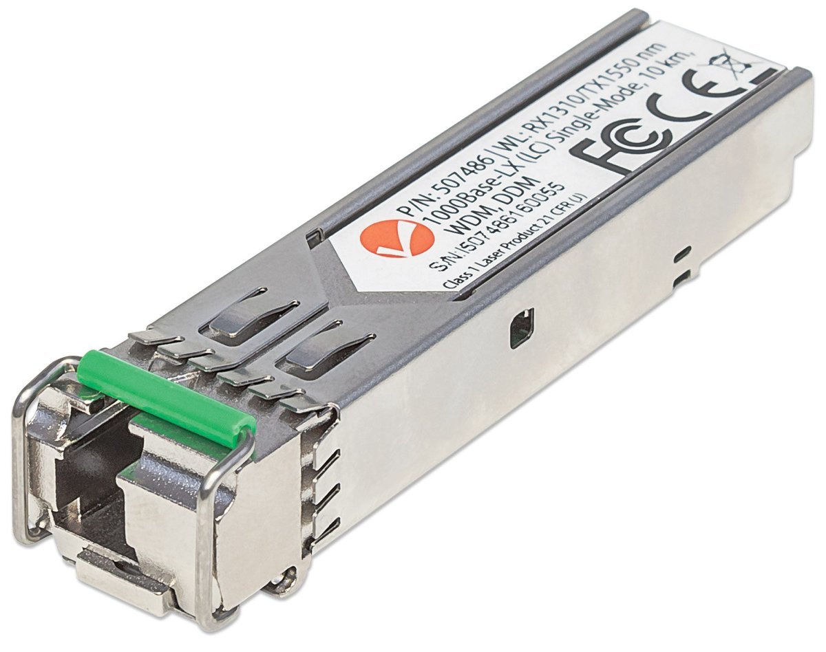 Intellinet 507486 modulo del ricetrasmettitore di rete Fibra ottica 1000 Mbit/s SFP