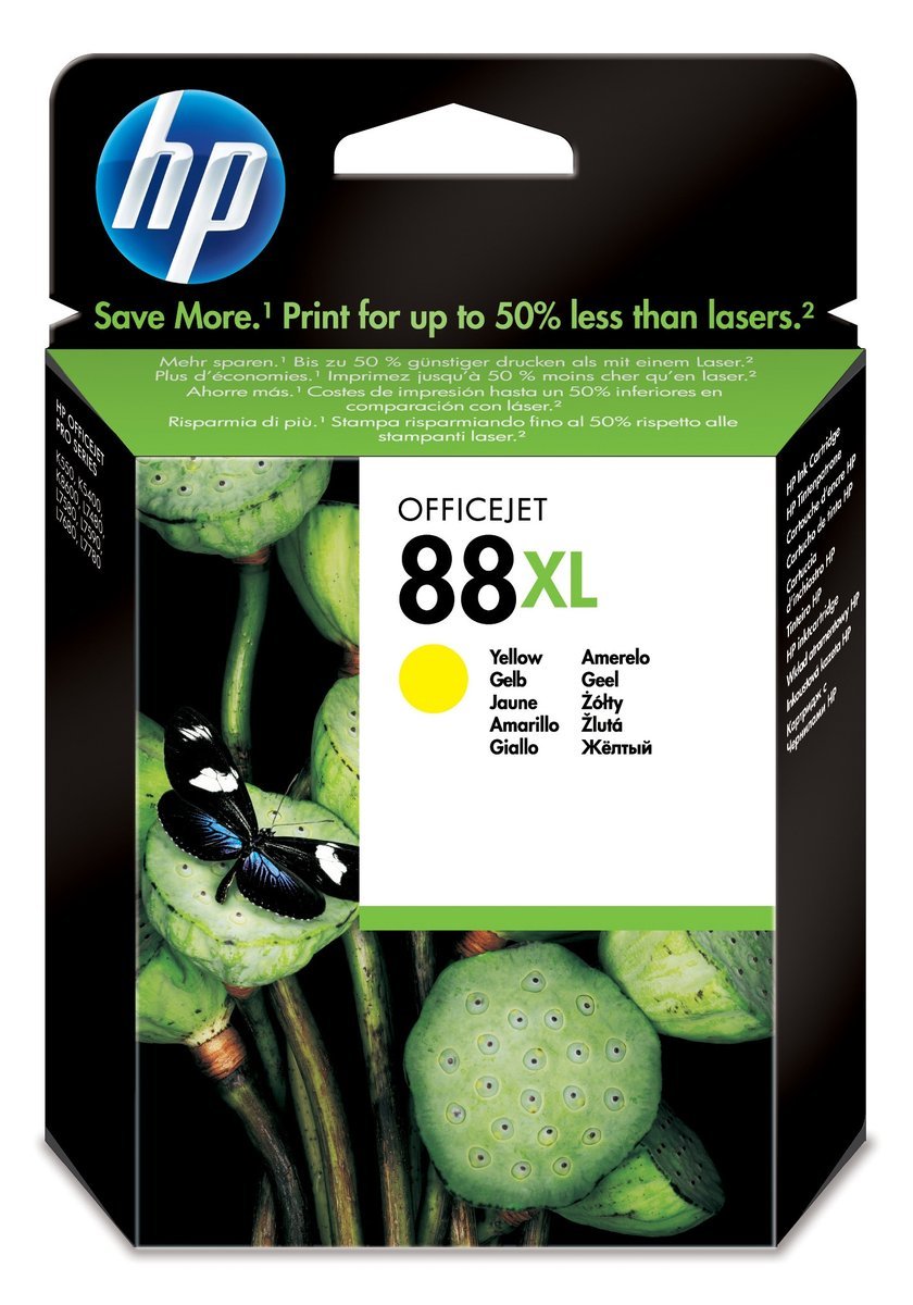 HP 88XL High Yield Yellow Original Ink Cartridge cartuccia d\'inchiostro 1 pz Originale Resa elevata (XL) Giallo