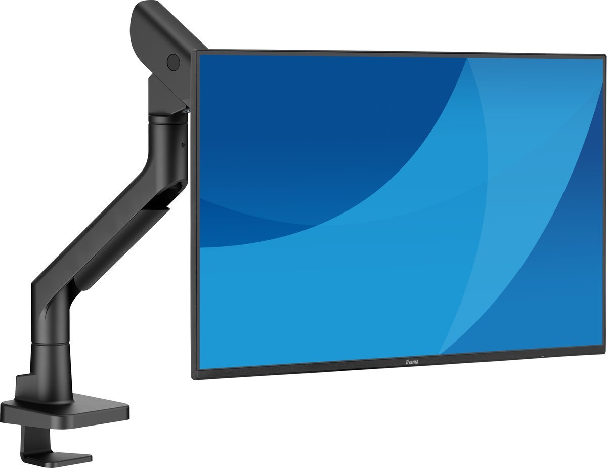 iiyama DS6001C-B1 Supporto da scrivania per monitor singolo fino a 49" max 27kg VESA 100x100 HAS rotazione 360°