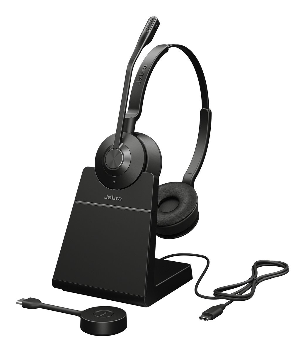 Jabra 9659-435-111 Engage 55 SE Cuffie Wireless per Ufficio Nere