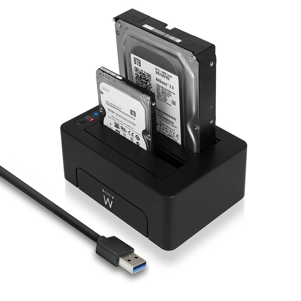 Ewent EW7014 docking station per unitÃ  di archiviazione USB 3.2 Gen 1 (3.1 Gen 1) Type-A Nero