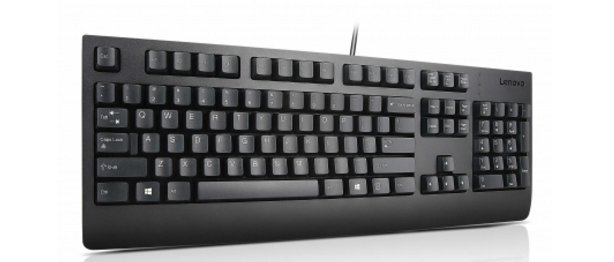 Lenovo 4X30M86893 tastiera Universale USB QWERTZ Tedesco Nero