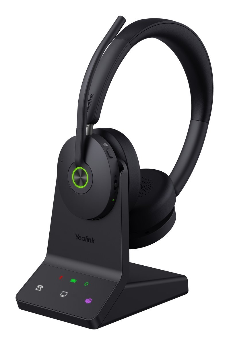 Yealink WH68 UC Auricolare Con cavo e senza cavo A Padiglione Musica e Chiamate USB tipo-C Bluetooth Nero