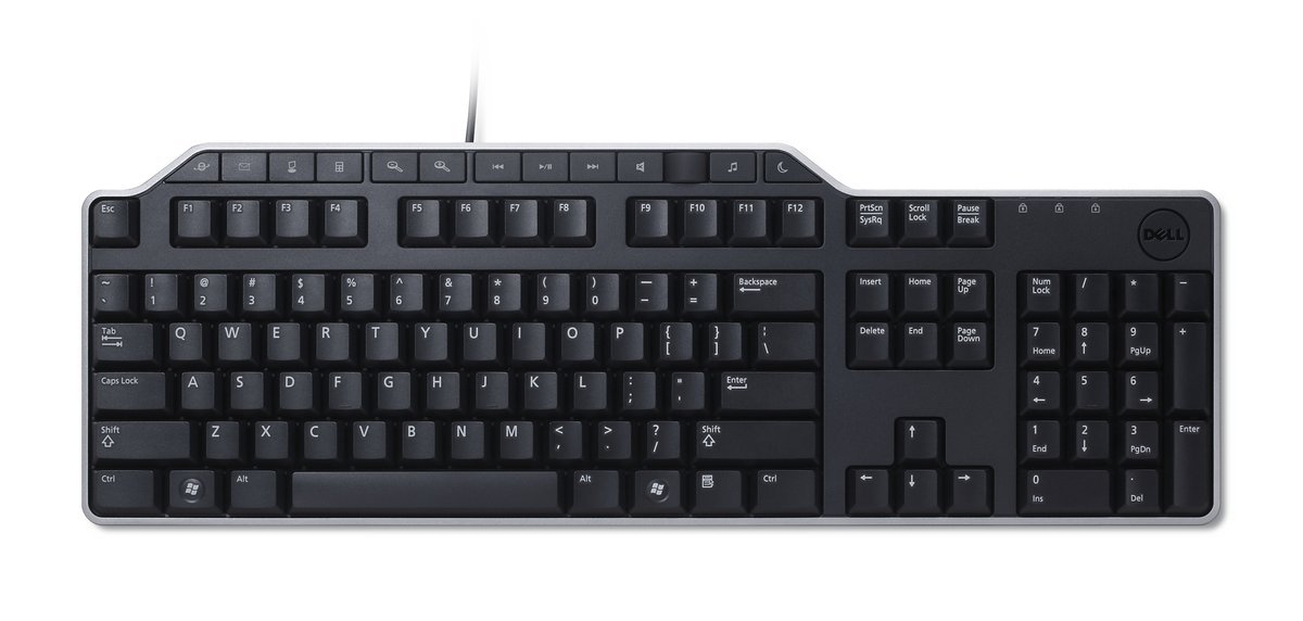 DELL KB-522 tastiera USB QWERTY Inglese Nero