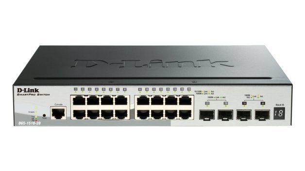 D-Link DGS-1510-52XMP/E 52-Port PoE+ Smart Managed Gigabit Stack Switch 4x10G