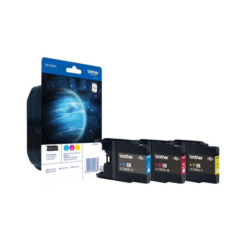 Brother LC1280XL Rainbow-Pack - Confezione da 3 - …