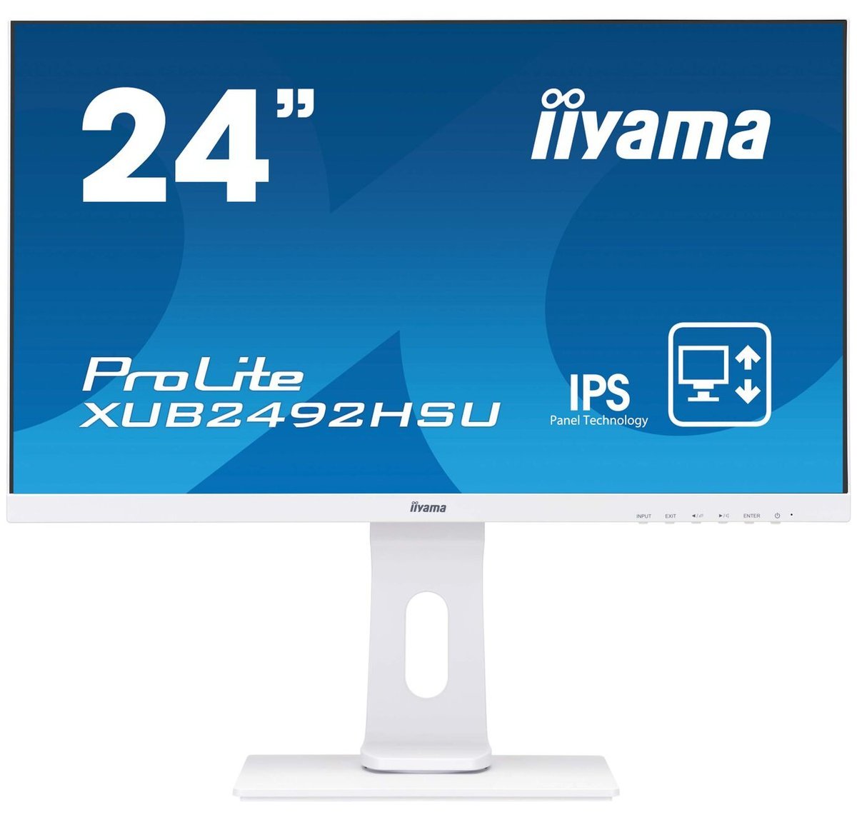 iiyama ProLite XUB2492HSU-W1 LED display 60,5 cm (23.8") 1920 x 1080 Pixel Full HD Bianco