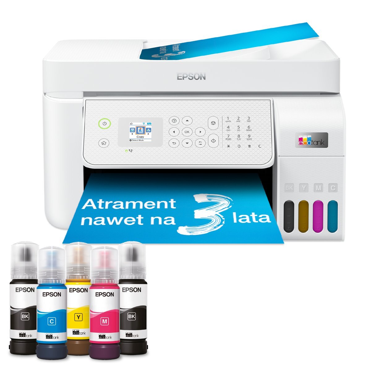 Epson EcoTank L5316 - dispositivo di stampa tutto in uno - stampa, scansione, copia, fax 5760 x 1440 DPI A4 10ppm Wi-Fi AirPrint