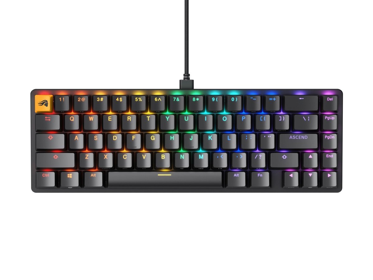 Glorious PC Gaming Race GMMK 2, Compatta 65%, Fox Switch - Nero, Layout US