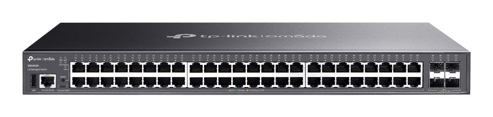 SWITCH 48P LAN GIGABIT TP-LINK SG5452X STACKABLE LITE L3 4 SLOT 10GE SFP+-48P GIGABIT RJ45