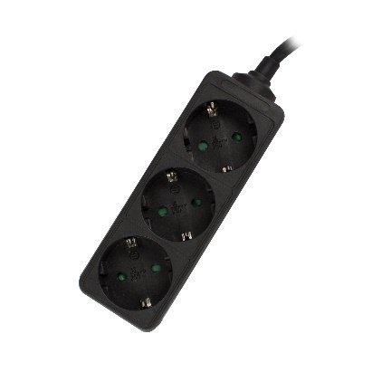 Ewent EW3959 prolunghe e multiple 1,5 m 3 presa(e) AC Interno Nero