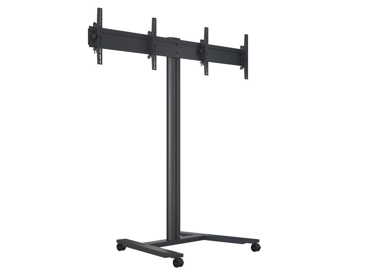 ITB SOLUTION CARRELLO DOPPIO MONITOR 2 1