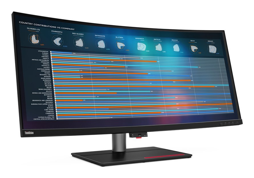 Lenovo ThinkVision P40w-20 100,8 cm (39.7") 5120 x 2160 Pixel 5K Ultra HD LED Nero