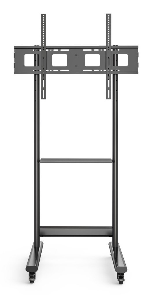 Techly ICA-TR74 Supporto TV mobile 50-90” fino a 70kg con ripiano AV regolabile