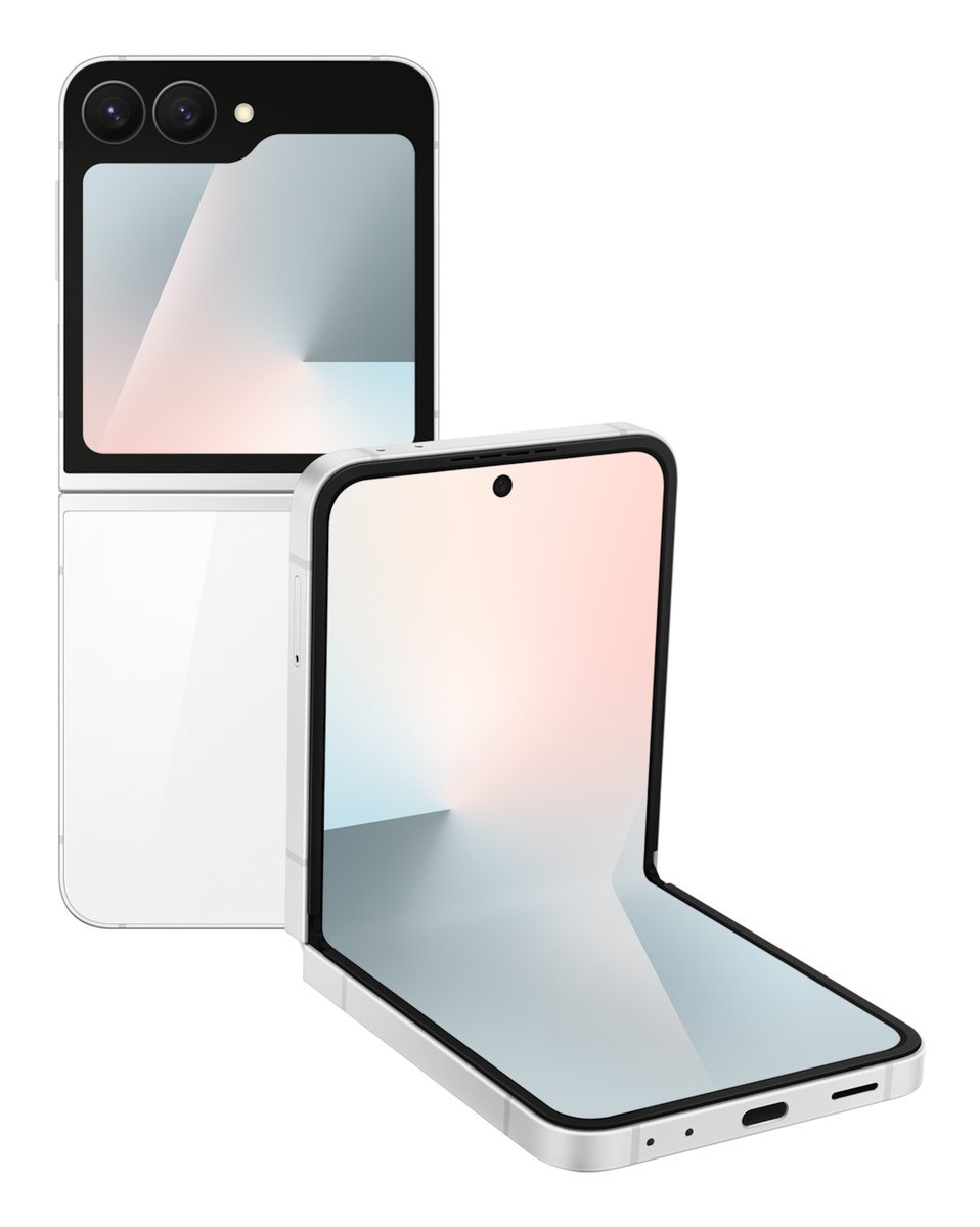 Samsung Galaxy Z Flip 7 FE 17 cm (6.7") Doppia SIM Android 16.0 5G USB tipo-C 8 GB 128 GB 4000 mAh Bianco