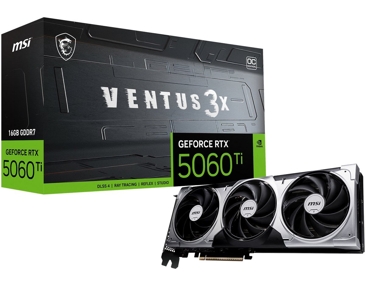 VGA MSI RTX 5060TI VENTUS 3X OC 16GB …