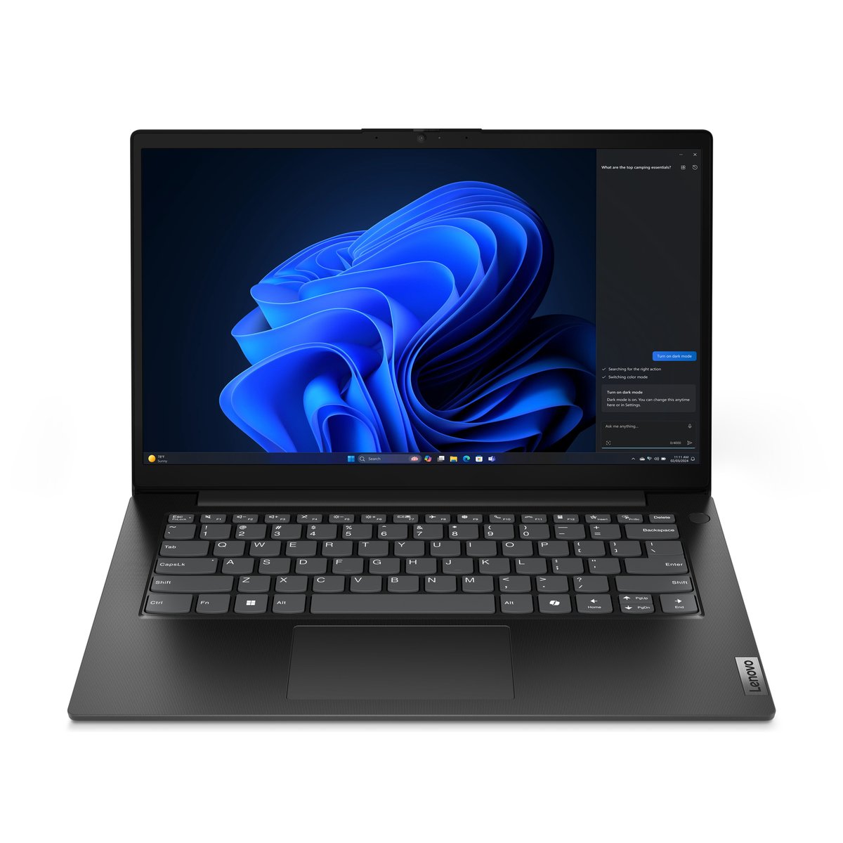 Lenovo V14 G5 IRL Intel® Core™ i3 i3-1315U Computer portatile 35,6 cm (14") Full HD 8 GB DDR5-SDRAM 256 GB SSD Wi-Fi 6 (802.11ax) Windows 11 Pro Francese Nero