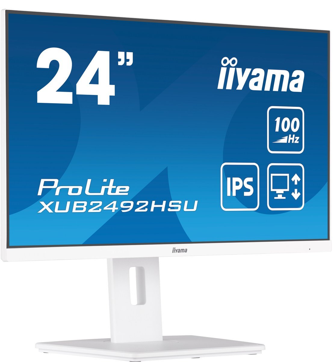 iiyama XUB2492HSU-W6 Monitor PC 60,5 cm (23.8") 1920 x 1080 Pixel Full HD LED Bianco