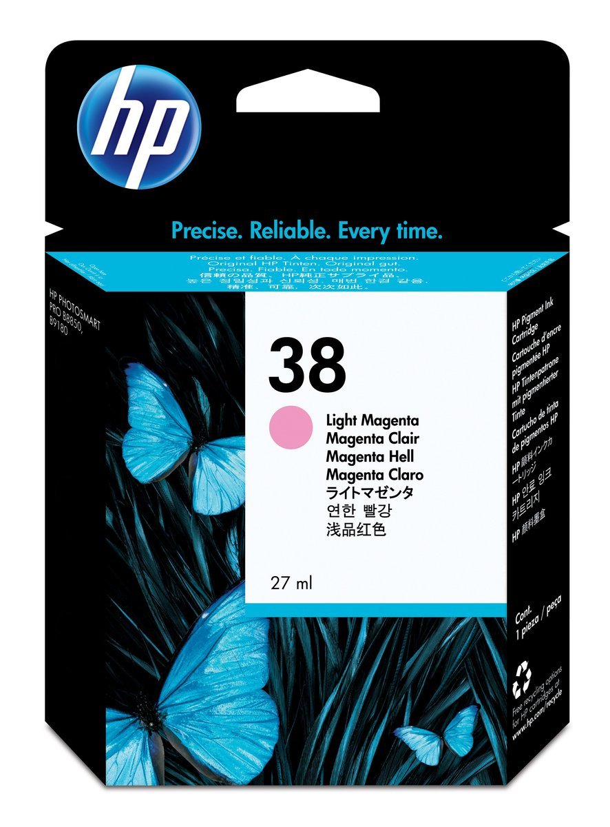 HP 38 cartuccia d\'inchiostro 1 pz Originale Resa standard Magenta chiaro