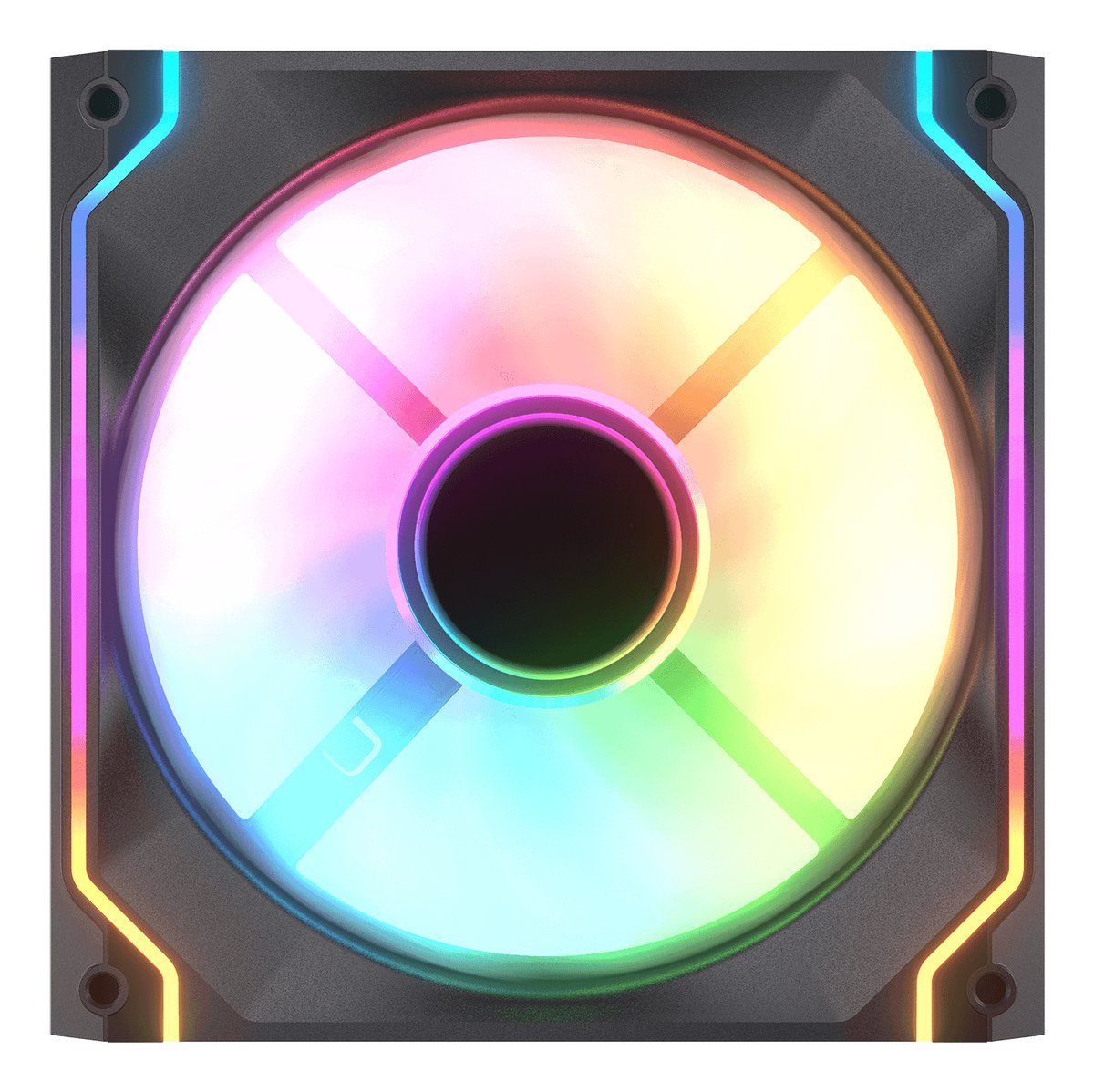 Cougar SC140-RB ARGB - Infinity Mirror Illuminated Modular Fan Reverse Rotation - Nero