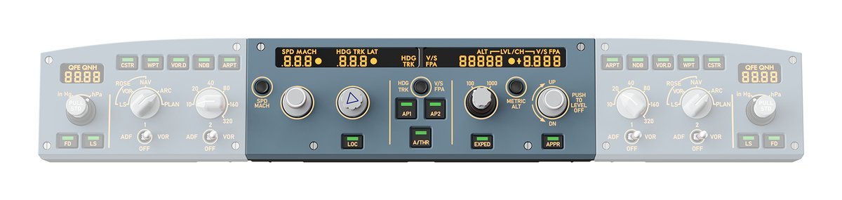 MOZA MA3F Flight Computer Display - Pannello MCDU Airbus per Simulazione di Volo