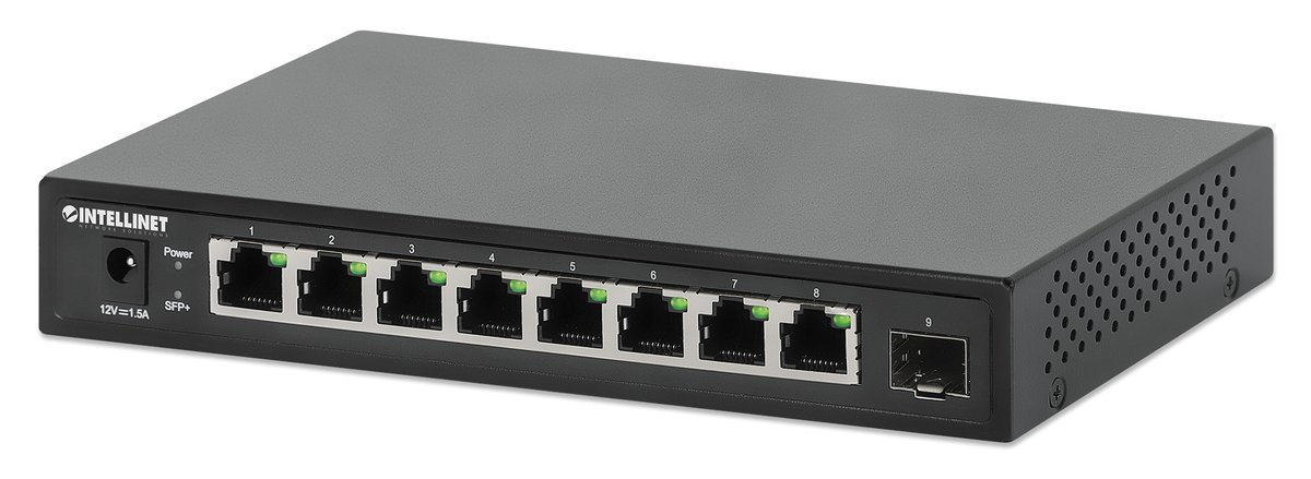 Intellinet 562096 switch di rete Non gestito 2.5G Ethernet (100/1000/2500) Nero