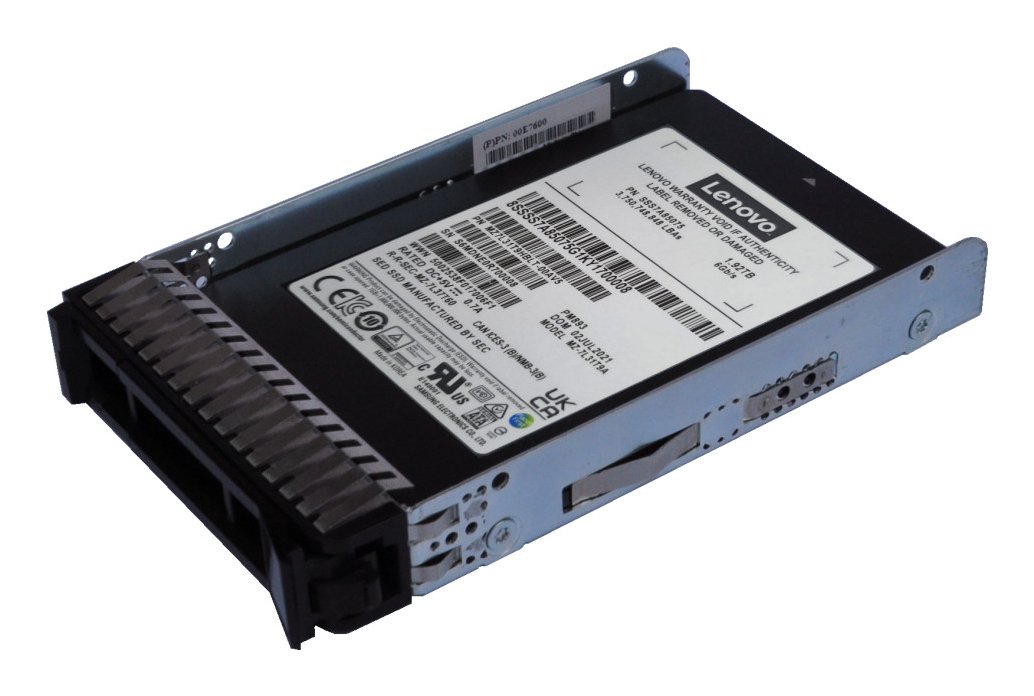 Lenovo 4XB7A87528 drives allo stato solido 7,68 TB 2.5" Serial ATA III V-NAND TLC