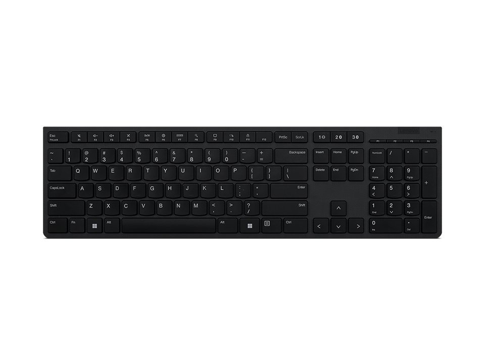 Lenovo 4Y41K04067 tastiera RF senza fili + Bluetooth Ceco, Slovacco Grigio