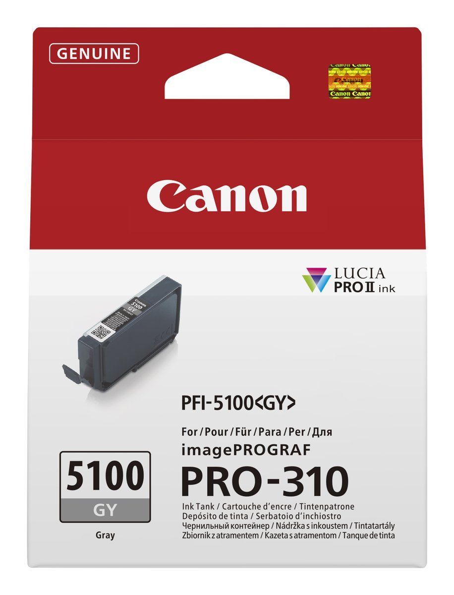 CANON PFI-5100 GY GRIGIO 14.4ML PER imagePROGRAF PRO-310